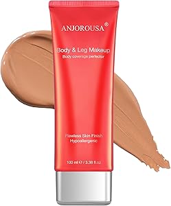 ANJOROUSA Body Coverage Perfector - Tattoo Cover Up Makeup, Bronze Review