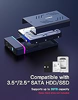 Inateck FE3003 RGB 3.5-Inch Hard Drive Enclosure, 20TB — image 3