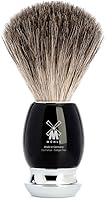 MÜHLE VIVO Black Resin Pure Badger Shaving Brush — image 1