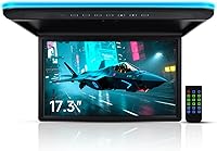 ZBARK 17.3 Inch Car Overhead Flip Down Monitor — image 1
