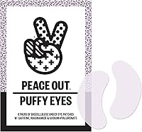 PEACE OUT Skincare Puffy Eyes Biocellulose Under-Eye Mask, 6 Pairs — image 1
