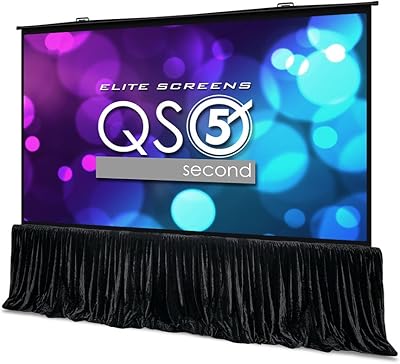 Elite Screens QuickStand QS150HD 150-inch Manual Pull Up Projector Screen