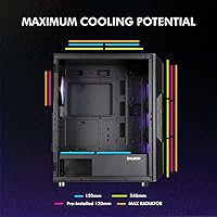 Zalman i3 ARGB Vision ATX Mid Tower Gaming PC Case — image 6