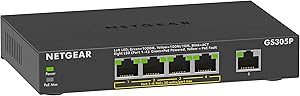 NETGEAR GS305P v2 5-Port Gigabit Ethernet PoE Switch Review