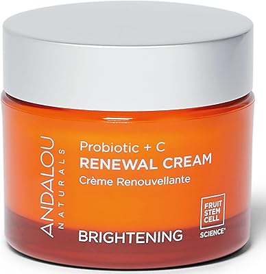 Andalou Naturals Probiotic + C Renewal Cream 1.7 Oz