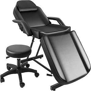 Artist Hand Adjustable Massage Table with Free Barber Stool Review