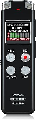 EVISTR L357 64GB Digital Voice Recorder