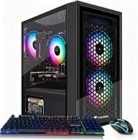 STGAubron Gaming PC Desktop, Intel Xeon E5, Radeon RX 550 4GB, 16GB RAM, 512GB SSD — image 1