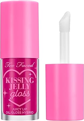 Too Faced Kissing Jelly Lip Oil Gloss 08 Raspberry