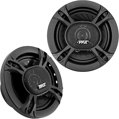 Pyle PL613BK 6.5-Inch 3-Way Triaxial Car Stereo Speakers