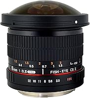 Rokinon HD8M-C 8mm f/3.5 Fisheye Lens for Canon DSLR — image 1