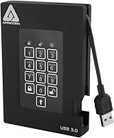 Apricorn Aegis Padlock Fortress 1TB Encrypted USB 3.0 Hard Drive — image 1