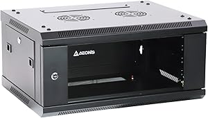 AEONS 4U Professional Wall Mount Network Server Cabinet 19-Inch Rack