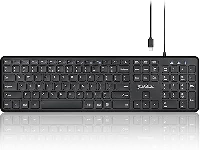 Perixx PERIBOARD-210C Wired USB-C Keyboard