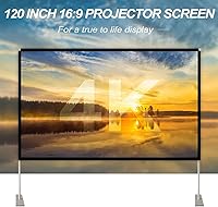 Abdtech 120-Inch Outdoor Projector Screen with Stand — image 2