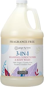 Ginger Lily Farms Botanicals 3-in-1 Shampoo, Conditioner & Body Wash 1 Gallon Refill Review
