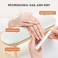 Runbby Nail Arm Rest, Adjustable Height with PU Leather Cushion — image 3