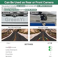 GreenYi 5G WiFi Wireless Backup Camera 720P — image 3