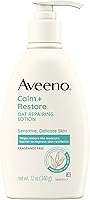 Aveeno Calm + Restore Oat Repairing Body Lotion 12oz — image 1
