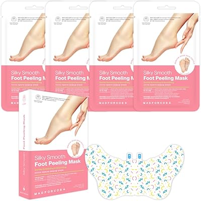 MADFORCOS Silky Smooth Foot Peeling Mask – 4 Pairs