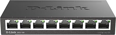 D-Link DGS-108 8-Port Gigabit Ethernet Switch