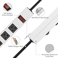 JUNNUJ PX213-12 12-Outlet Power Strip — image 4