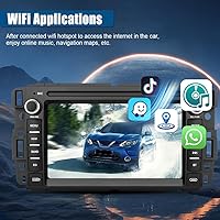 AWESAFE 7-inch Car Stereo for Chevy Silverado, GMC Sierra, Yukon 2007-2013, Android 13, 2GB RAM, 64GB ROM, Wireless CarPlay & Android Auto — image 6