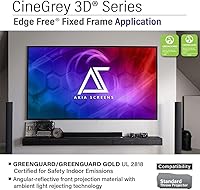 Akia Screens 103-inch CineGrey 3D ALR Fixed Frame Projector Screen — image 4