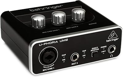Behringer U-PHORIA UM2 USB Audio Interface