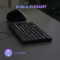 Perixx PERIBOARD-326 Wired Mini Backlit USB Keyboard — image 2