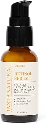 InstaNatural Retinol Serum with Niacinamide, Vitamin C & Hyaluronic Acid 1oz
