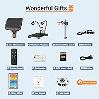 Leipan MS1 Digital Microscope with 7″ LCD Screen, 1500X Magnification — image 8