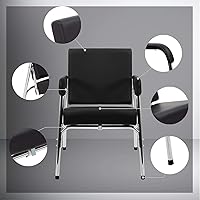 BestOffice Portable Salon Chair with Auto Tilt Seat Back, Black — image 7