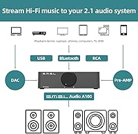 S.M.S.L A100 Bluetooth 5.0 Stereo Audio Mini Amplifier — image 7