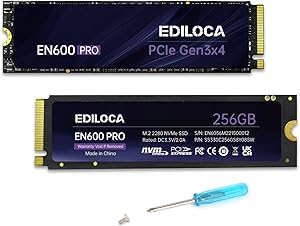 Ediloca EN600 Pro 256GB NVMe M.2 SSD