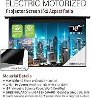 Akia Screens 125-inch Motorized Projector Screen — image 2