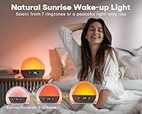 MOMILLA RO310 Sunrise Alarm Clock with Bluetooth Speaker — image 2
