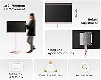 FITUEYES Small Rolling TV Cart for 24-48 inch TVs — image 6