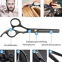 SWINILAYA Hair Scissors Set - 11 Pcs Black Stainless Steel — image 4