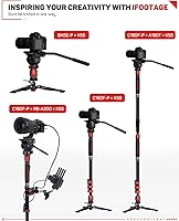 IFOOTAGE Cobra 3 Carbon Fiber Monopod C180F-P — image 7