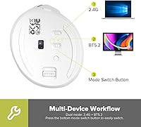 DeLUX M618mini Wireless Vertical Mouse — image 4