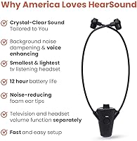 HearSound Gold Digital Wireless Headset System for TV — image 4