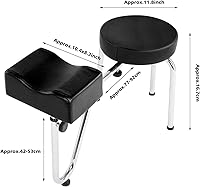 Ejoyous Pedicure Stool with Footrest — image 6
