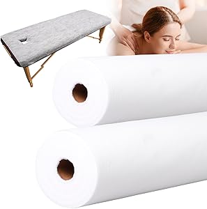 Jointown Disposable Massage Table Sheets 31.5″x71″ - 50 Sheets/Roll, 2 Rolls