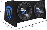 Rockville RV10.2B Dual 10-inch Subwoofer Enclosure with Amplifier — image 11