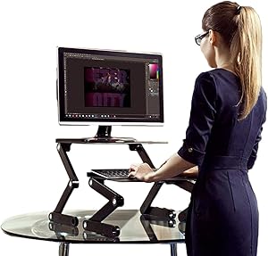 Uncaged Ergonomics WorkEZ Adjustable Standing Desk Converter Review