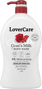 Lover's Care Goat's Milk Moisturizing Body Wash 40.7oz Rosehip Seed Oil Review