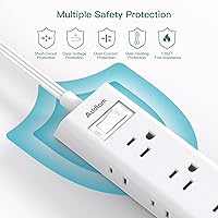 Addtam 20FT Extension Cord with Multiple Outlets — image 7