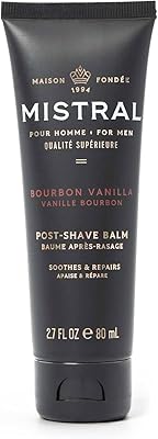Mistral Bourbon Vanilla Post Shave Balm 80mL
