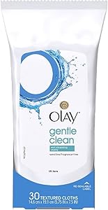 OLAY Wet Cleansing Cloths Gentle Clean, Sensitive/Fragrance-Free 30 Ea (Pack of 5) Review